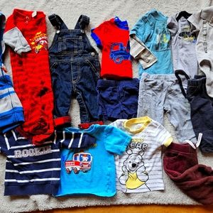 3-6 months baby boy clothing lot